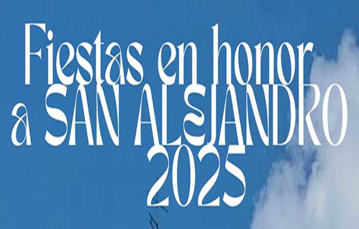 FIESTAS S. ALEJANDRO 2025